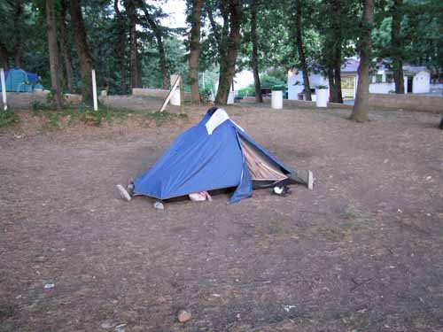 Not all French camping grounds are lush and green Not all French camping grounds are lush and green