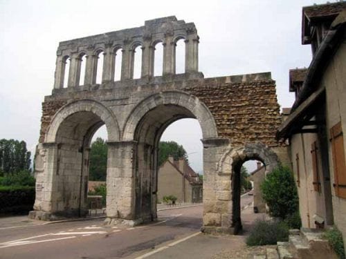 Porte d’Arroux, Autun Walking in France Morvan