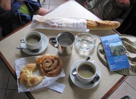 A proper second breakfast, la Force Walking in France Day 37: Bergerac to Gardonne