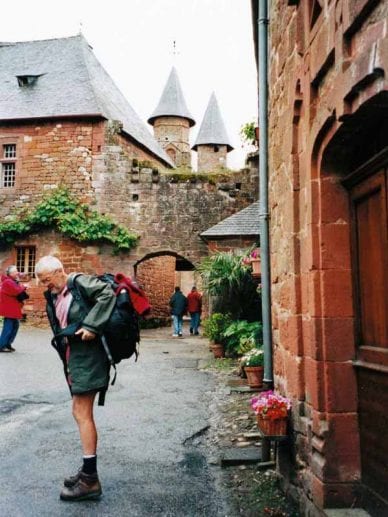 Walking in France: A rainy arrival in Collonges-la-Rouge