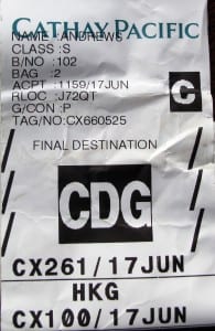 Walking in France: Final destination: CDG