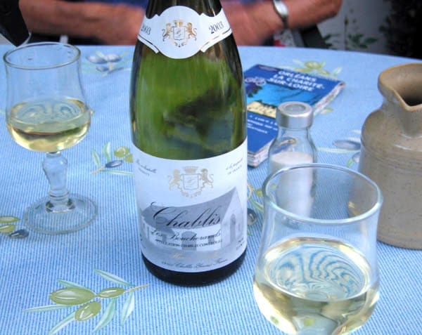 Walking in France: Money well spent - a Chablis in Chablis