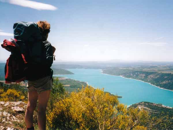 Walking in France: Lac de Sainte-Croix