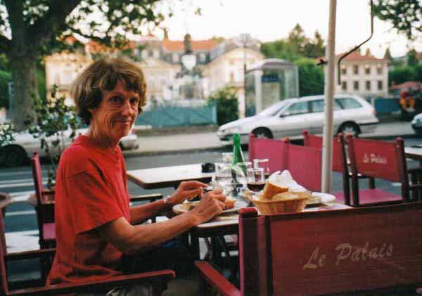 Walking in France: Dinner at le Palais, le Puy-en-Velay