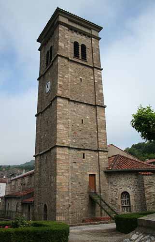 Walking in France: Church in Labastide-Rouairoux