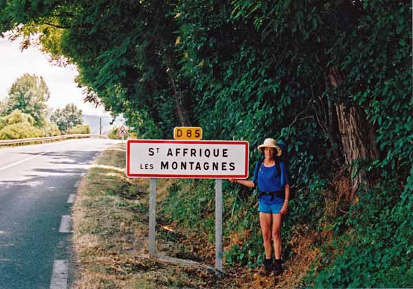 Walking in France: Saint Affrique, not Sud Affrique!