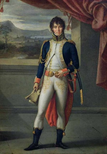 Walking in France: Joachim Murat (by Jean Baptiste Joseph Wicar)