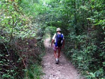 Walking in France: Plunging down to the Aveyron river
