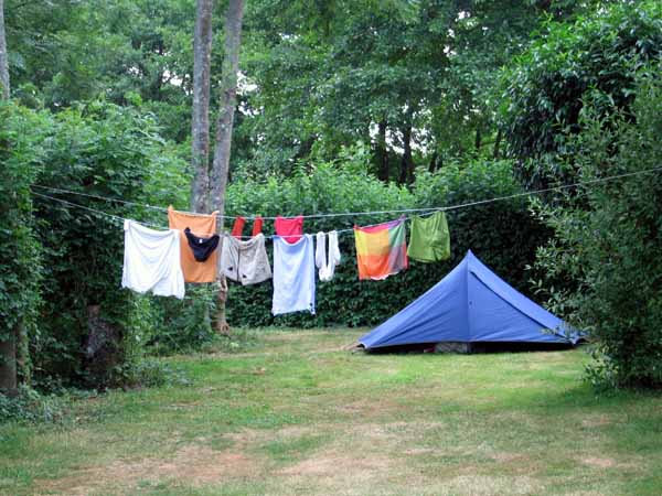 Walking in France: Camping at Vermenton
