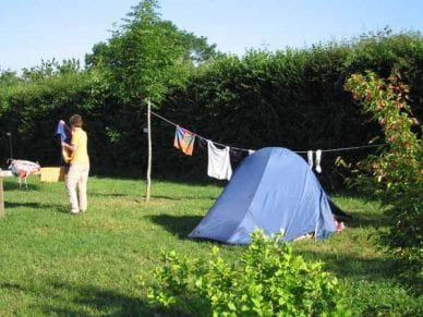 Walking in France: Camping at Cormatin