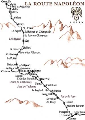 Walking in France: Route of Napoléon