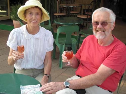 Walking in France: Sampling a Sancerre rosé