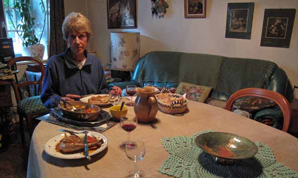 Walking in France: There was a lot to eat for two unwell walkers