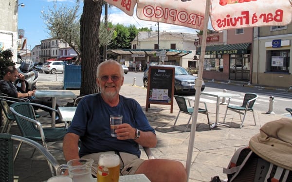 Walking in France: A cold beer of arrival