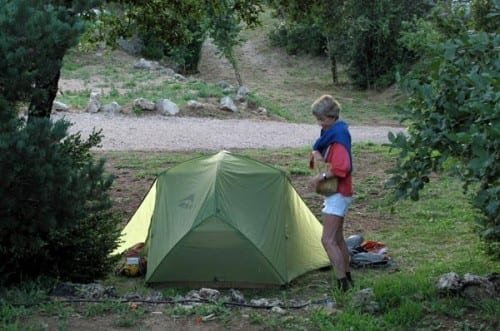 Walking in France: An early start in damp clothes