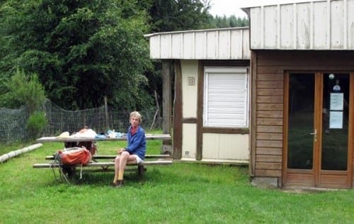 Walking in France: Patiently waiting at the goat farm