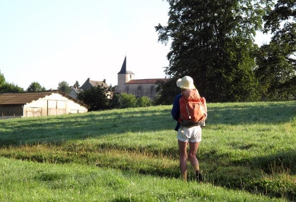 Walking in France: Returning to the village