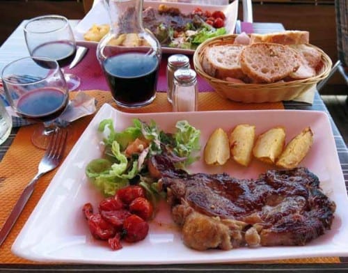 Walking in France: Main courses