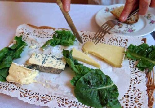 Walking in France: And cheese platter
