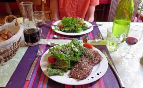 Walking in France: Dinner