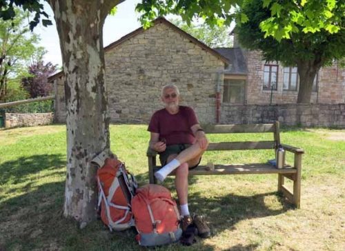 Walking in France: A snack in Concourès