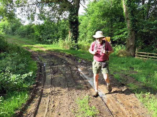 Walking in France: Muddy on the GR48