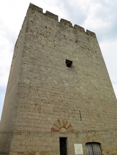 Walking in France: One of Fabrezan's towers