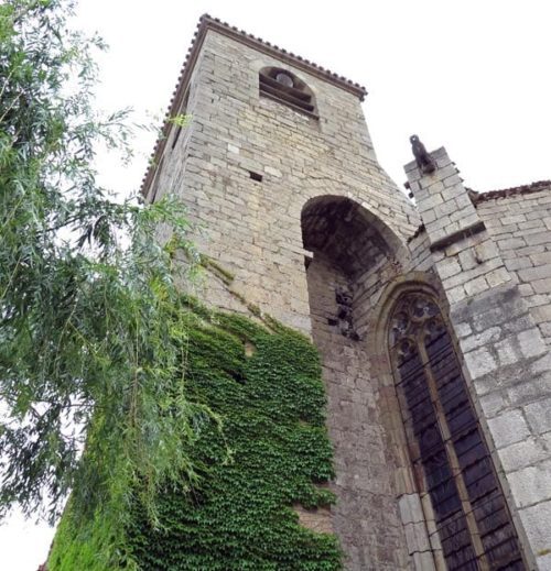 Walking in France: Church tower, Lagrasse