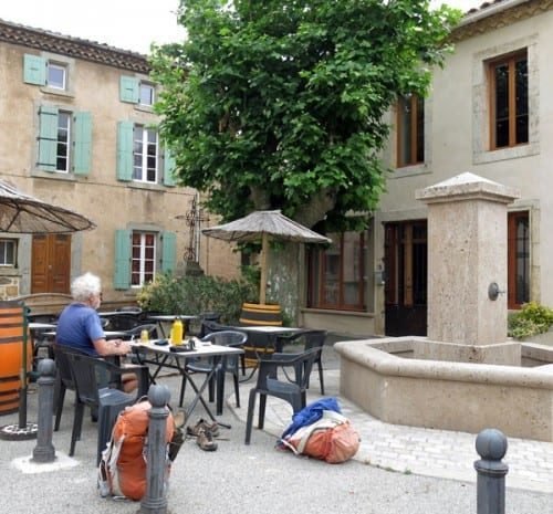 Walking in France: The little square in Boutenac