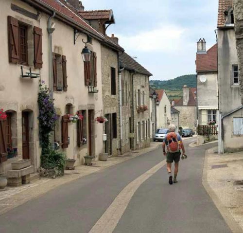 Walking in France: Arriving in Bligny-sur-Ouche