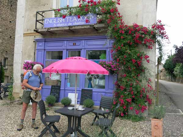 Walking in France: The English Tea Room, Vandenesse