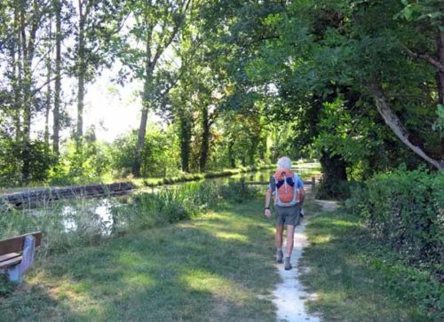 Walking in France: Back on the canal