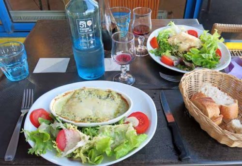 Walking in France: A Chez Lily dinner