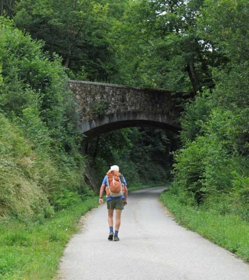Walking in France: On the old railway line