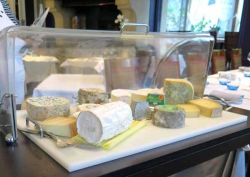 Walking in France: Then a huge cheese trolley