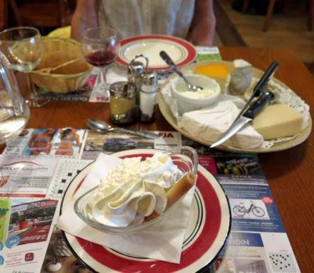 Walking in France: And icecream, or a plateau of cheese, to finish