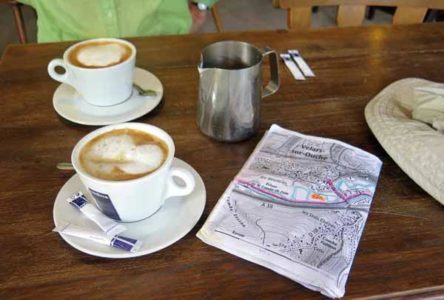 Walking in France: Coffees in Velars-sur-Ouche