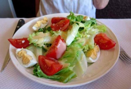 Walking in France: Salads to start