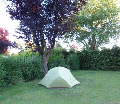 Walking in France: The very pleasant Issoire camping ground