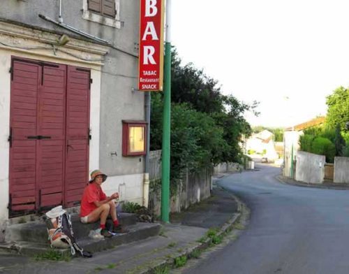 Walking in France: Feeling a bit down after a long, sleepless night