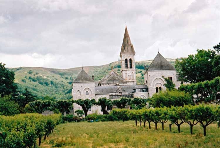 Walking in France: Abbey of Sainte-Scholastique