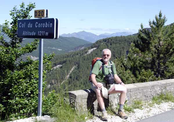 Walking in France: On the Col du Corobin