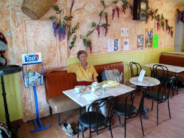 Walking in France: Coffee stop in Orval