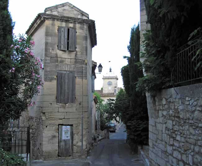 Walking in France: Old quarter of les Angles