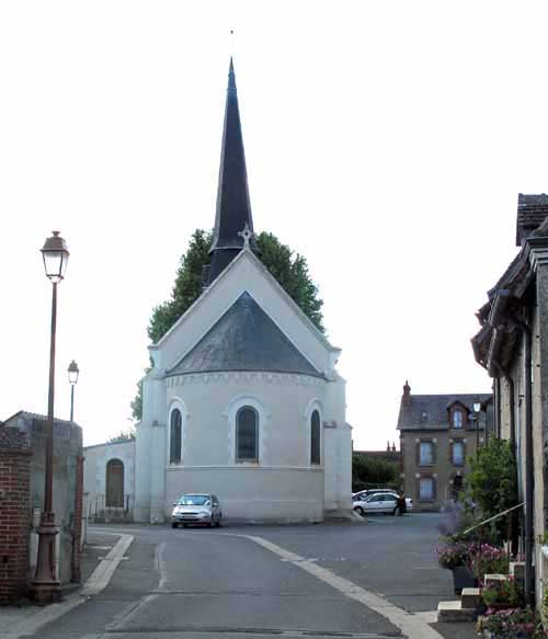 Walking in France: The church in Châtres-sur-Cher 
