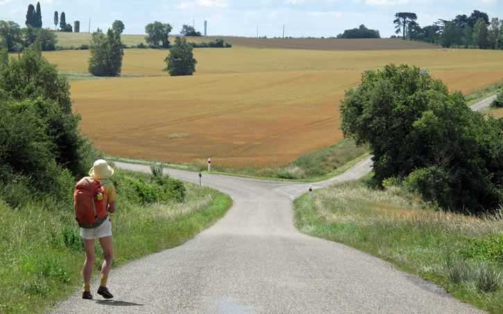 Walking in France: Thoroughly enjoying our last day of walking