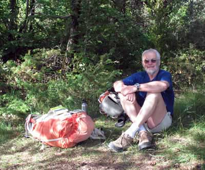 Walking in France: Resting at the Col de la Nible