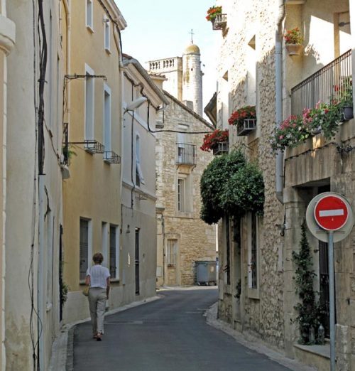 Walking in France: Exploring the old part of town