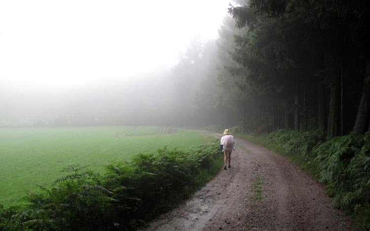 Walking in France: Not quite raining