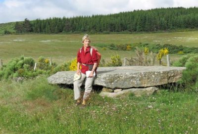 Walking in France: A large dolmen near le Thort